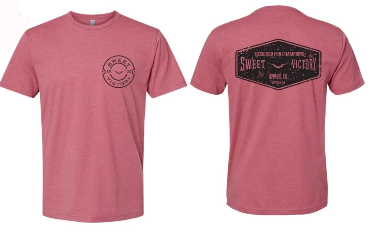 Sweet Victory- Light Red Designed For Champions T-Shirt
