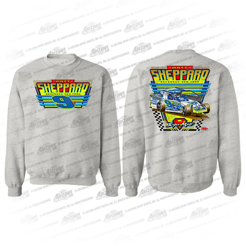 SDW Big Block Heather Grey Crewneck