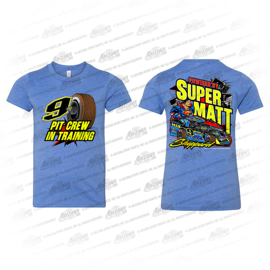 9s Kids- Heather Blue T-Shirt