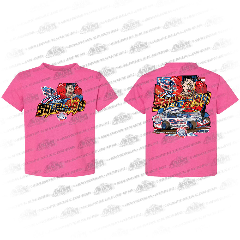 9s Superhero Youth T-Shirt (Pink)