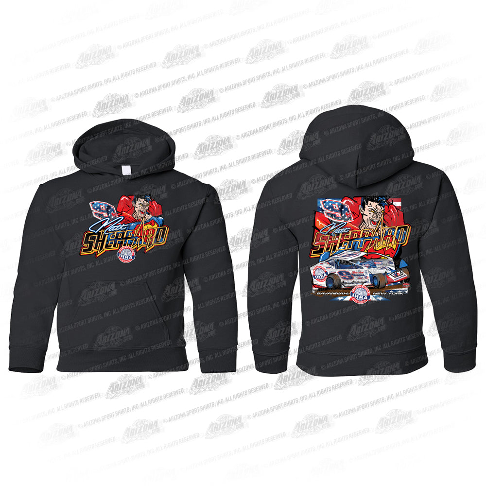 9s Superhero Youth Hoodie (Black)