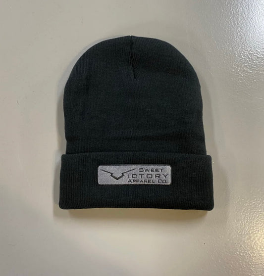 Sweet Victory- Black Beanie