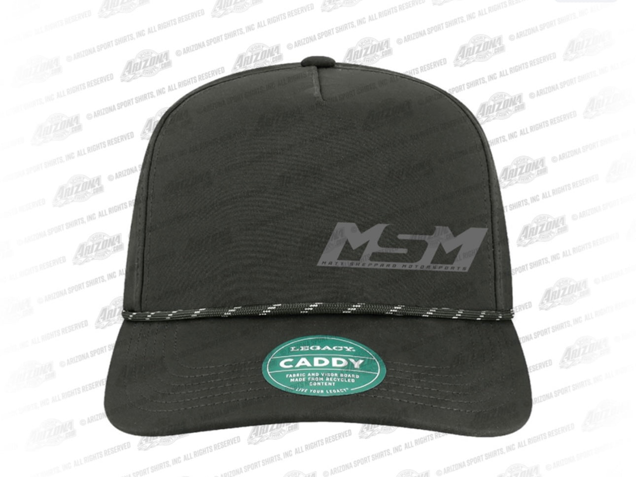 MSM Black Golf Snapbacks