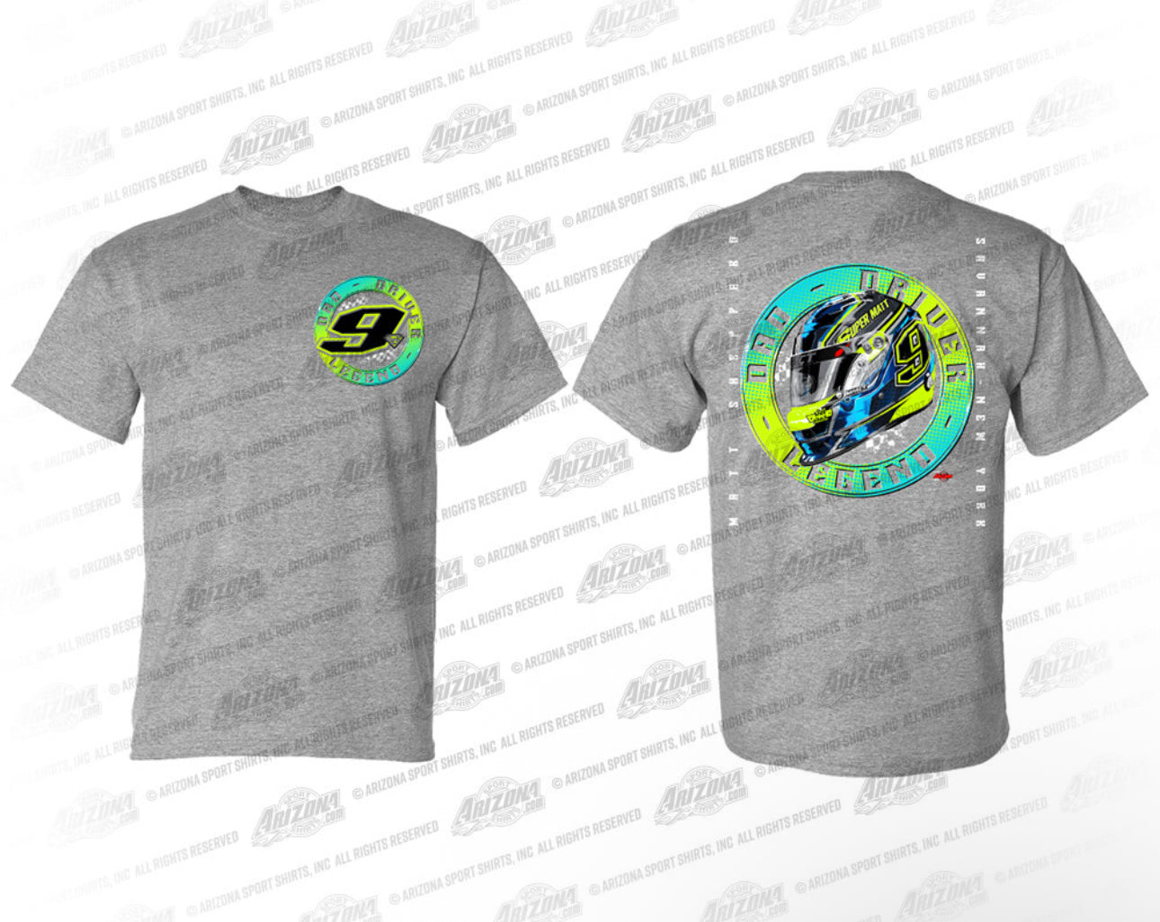 Dad, Driver, Legend T-Shirt- Grey