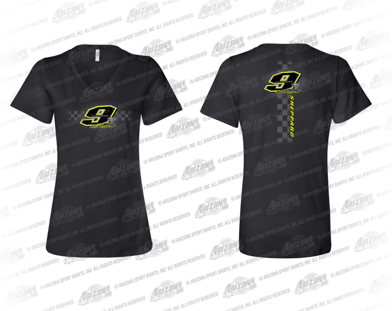 Women’s  V-Neck (Black)