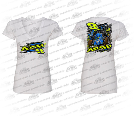 Ladies V-Neck (White)