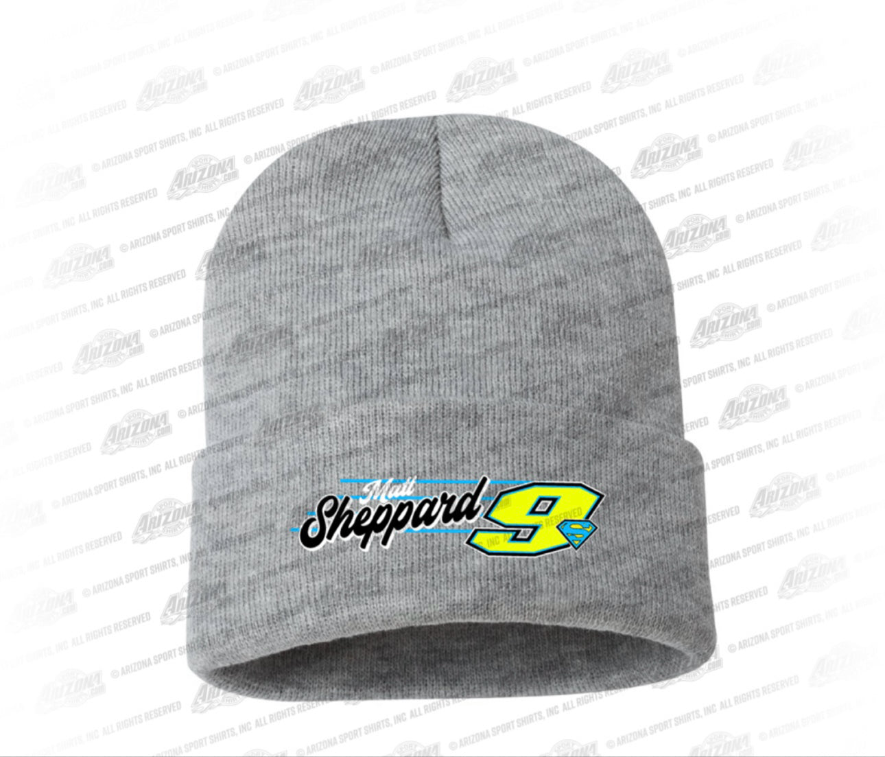 Grey Matt Sheppard 9s Beanie