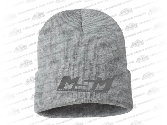 Mens MSM Grey Folding Beanie