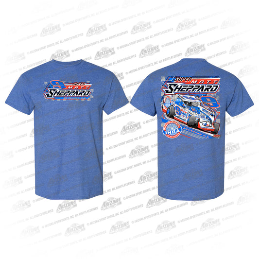 Checkers Heather Blue T-Shirt