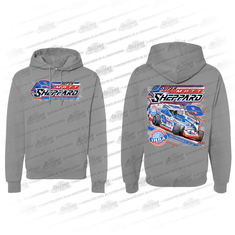 Checkers Grey Hoodie