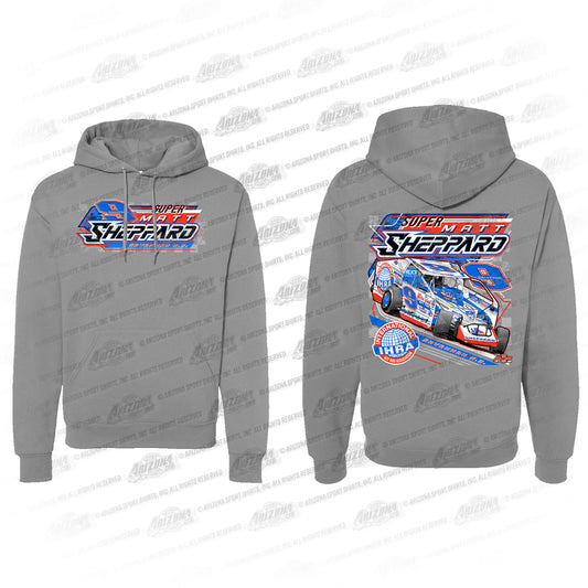 Checkers Grey Hoodie